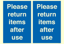 please-return-items-after-use-sign~